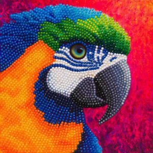 Crystal Card Kit Papegaai