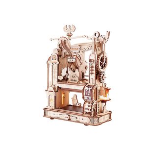 Classic Printing Press 3D hout