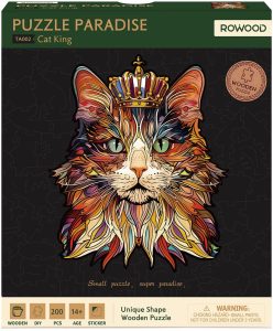 Cat King Houten puzzel