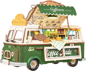 Coffee Truck 3d Hout