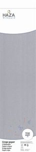 Crepe papier Zilver